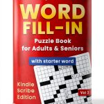Word Fill In Puzzle Book for Adults Seniors Amazon Kindle Replica-0