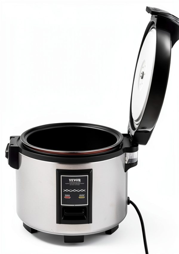 VEVOR Commercial Rice Cooker, 60-Cup Rice Cooker, 13.74 Qt / 13 Liter Large Rice Cooker and Warmer with Nonstick Inner Pot, Fast Cooking and 12-Hour Keep Warm, with Rice Cup and Paddle, for Restaurant-9