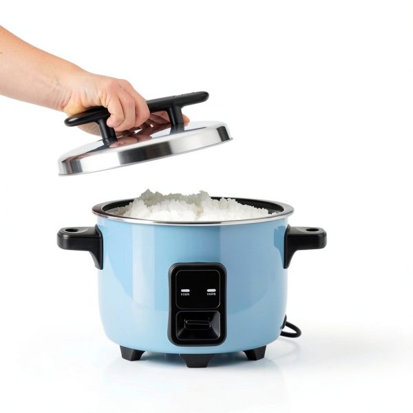 Commercial Rice Cooker Happybuy 40-Cup 8.45 Qt Non-Stick WA8-1 Blue-2