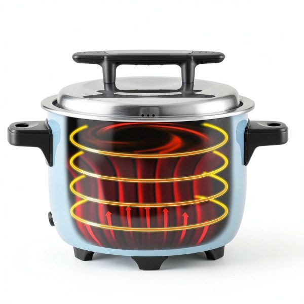 Commercial Rice Cooker Happybuy 40-Cup 8.45 Qt Non-Stick WA8-1 Blue-4