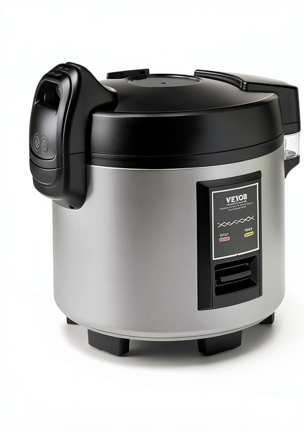 VEVOR Commercial Rice Cooker, 60-Cup Rice Cooker, 13.74 Qt / 13 Liter Large Rice Cooker and Warmer with Nonstick Inner Pot, Fast Cooking and 12-Hour Keep Warm, with Rice Cup and Paddle, for Restaurant-6