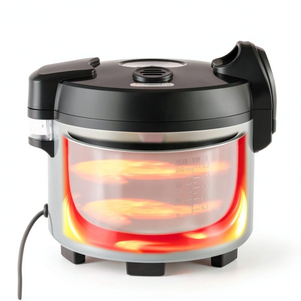 VEVOR Commercial Rice Cooker, 60-Cup Rice Cooker, 13.74 Qt / 13 Liter Large Rice Cooker and Warmer with Nonstick Inner Pot, Fast Cooking and 12-Hour Keep Warm, with Rice Cup and Paddle, for Restaurant-4