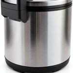 Commercial Rice Warmer NuBusno 20Qt Stainless Steel with Non‑Stick Pot-0