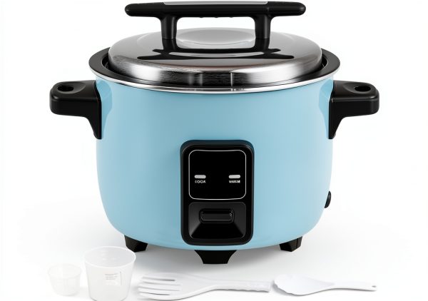 Commercial Rice Cooker Happybuy 40-Cup 8.45 Qt Non-Stick WA8-1 Blue-8