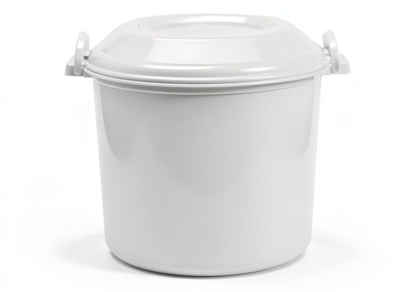 Microwave Rice Cooker SCJJTAC Capacity Plastic Container with Lid-1