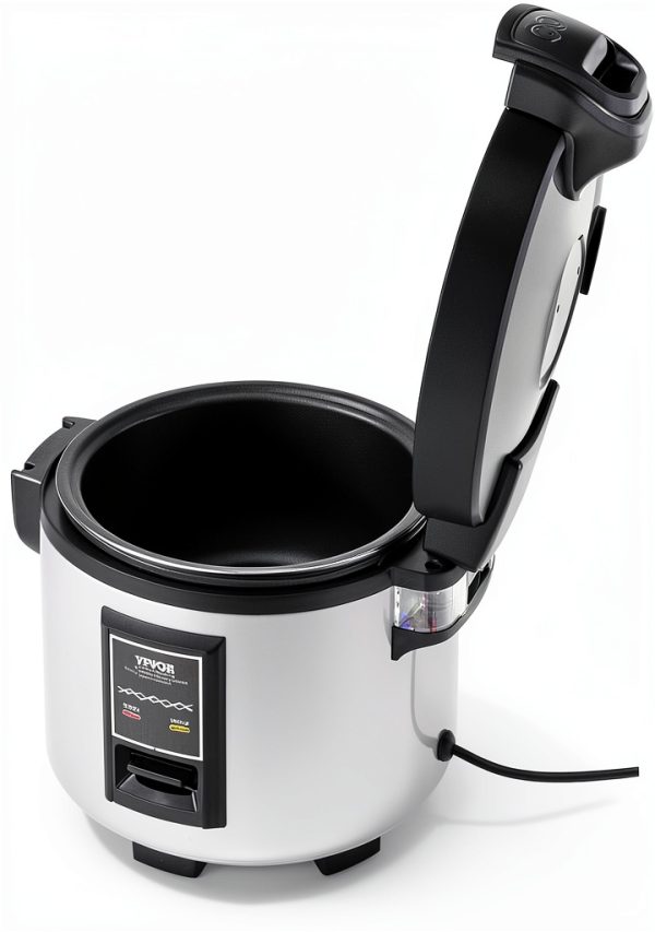 VEVOR Commercial Rice Cooker, 60-Cup Rice Cooker, 13.74 Qt / 13 Liter Large Rice Cooker and Warmer with Nonstick Inner Pot, Fast Cooking and 12-Hour Keep Warm, with Rice Cup and Paddle, for Restaurant-8