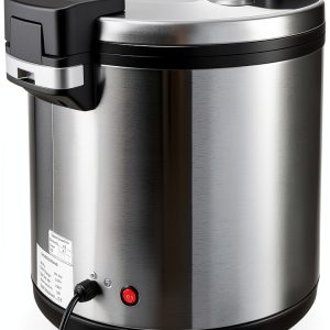 Commercial Rice Warmer EnSyuSuMa 100 Cup Silver Heavy Duty Electric-0