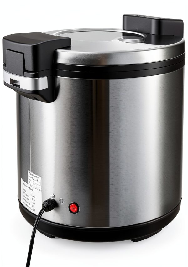 Commercial Rice Warmer EnSyuSuMa 100 Cup Silver Heavy Duty Electric-0