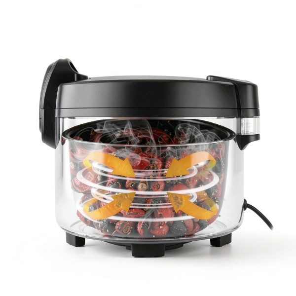 Commercial Rice Cooker 60 CUPS (Cooked Rice)& Food Warmer | 13L/13.8Qt Extra Large Multifunctional Rice Cooker | 1350W Fast Cooking with Time Display & Preset|Restaurant Company Canteen Use-3