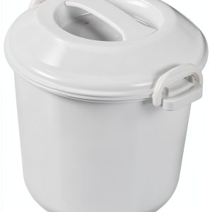 Microwave Rice Cooker SCJJTAC Capacity Plastic Container with Lid-0