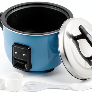 Commercial Rice Cooker Happybuy 40-Cup 8.45 Qt Non-Stick WA8-1 Blue-0