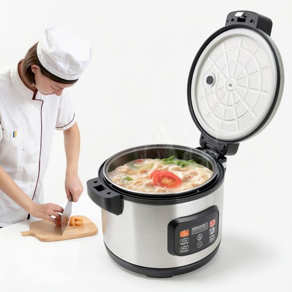 Commercial Rice Cooker 60 Cup Ongniong 13L Stainless Steel Large-5