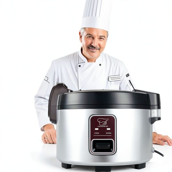 13.8 QT Commercial Rice Cooker CAZACHEF 13L Red One‑Touch Keep‑Warm-1