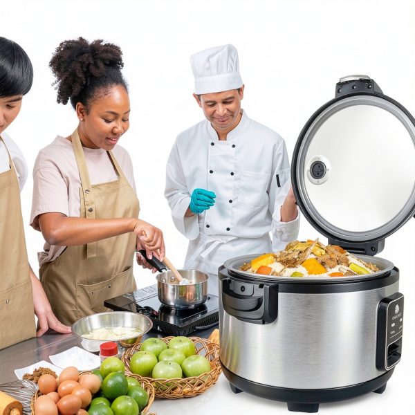 Oshenic 13 Liter Commercial Rice Cooker with Non-Stick Pot and Auto-7