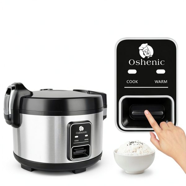 Oshenic 13 Liter Commercial Rice Cooker with Non-Stick Pot and Auto-4